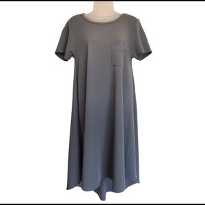 ❤️ Lularoe solid gray carly XL